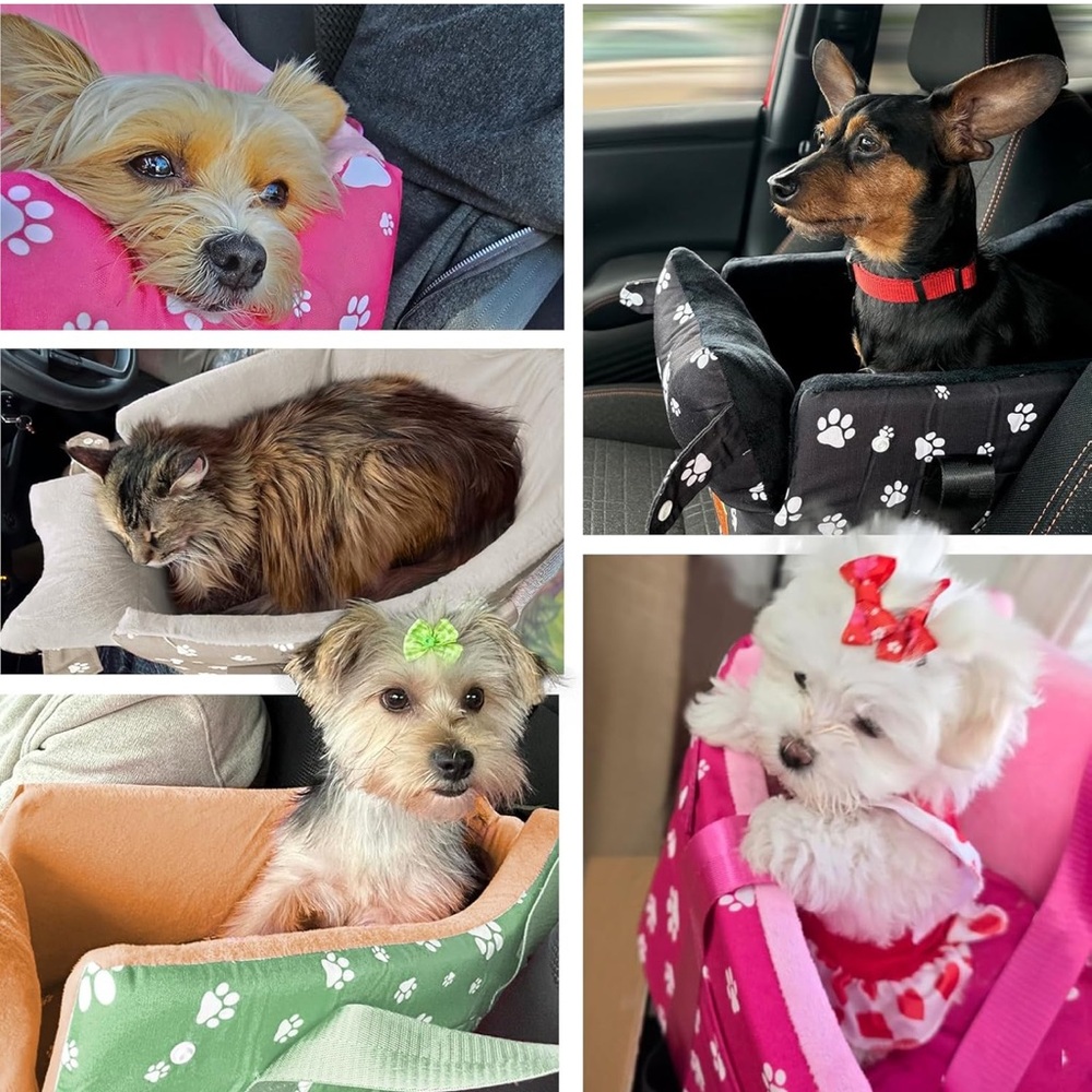 Cullaby Center Console Dog Car Seat for Small Dogs Under 15 lbs NEW - Picture 7 of 11